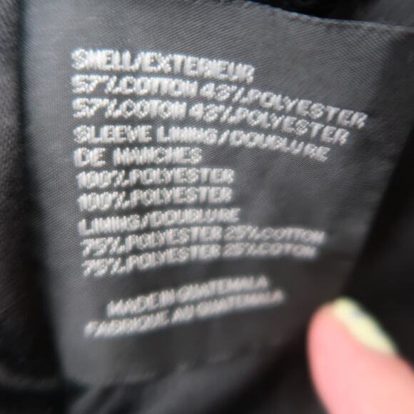 Via Spiga Black Double-Breasted Button Peacoat Jacket Small - Picture 6 of 6